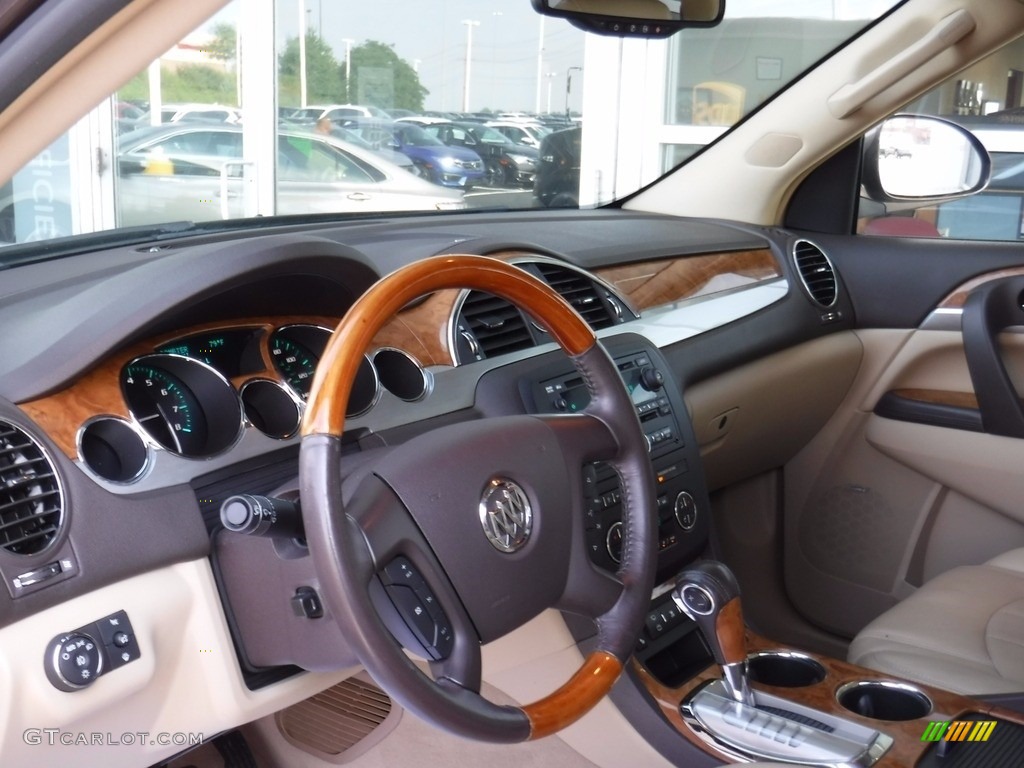 2008 Enclave CXL AWD - Cocoa Metallic / Cashmere/Cocoa photo #18