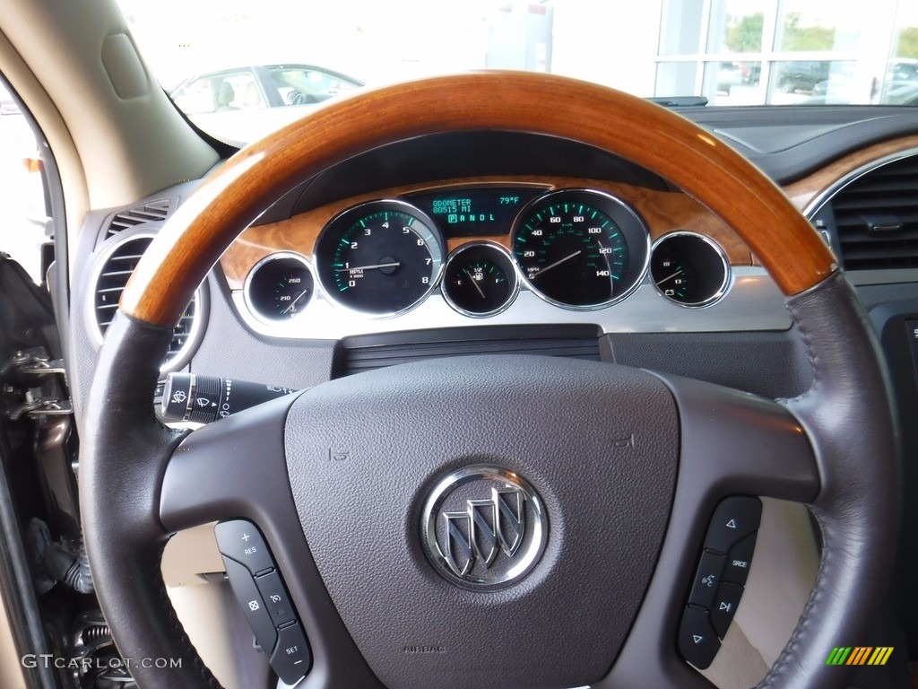 2008 Enclave CXL AWD - Cocoa Metallic / Cashmere/Cocoa photo #25