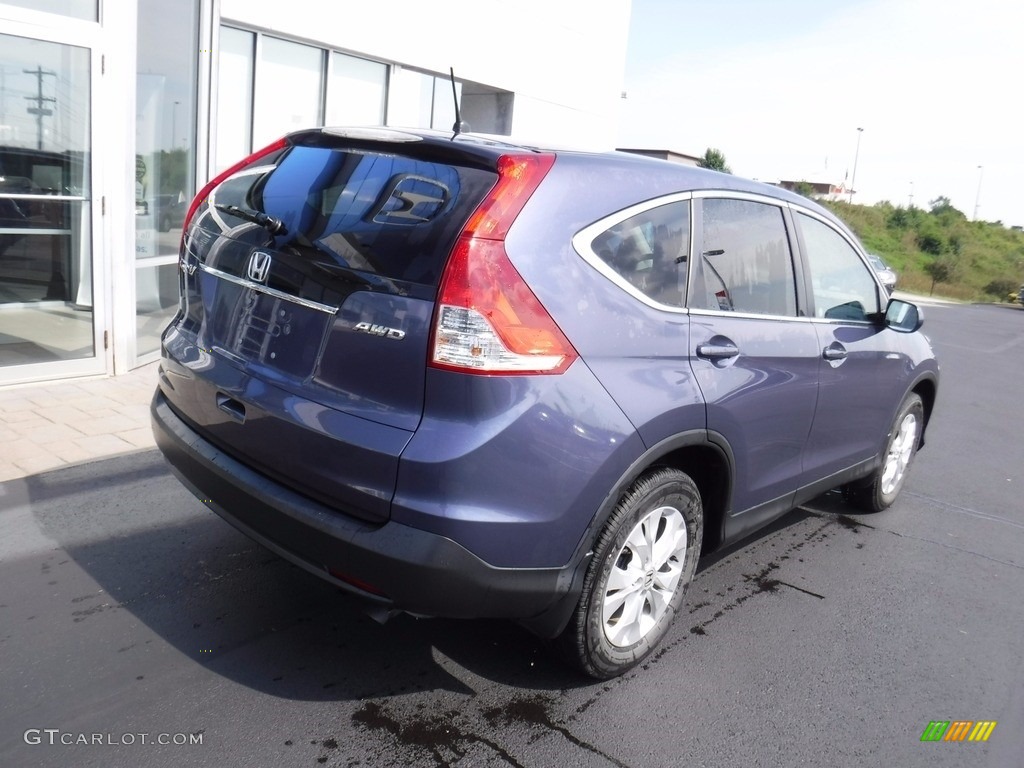 2014 CR-V EX AWD - Twilight Blue Metallic / Gray photo #9