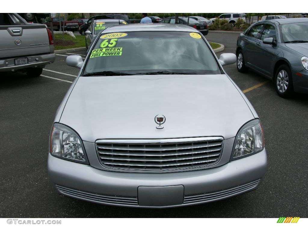 2003 DeVille Sedan - Sterling Silver / Dark Gray photo #2