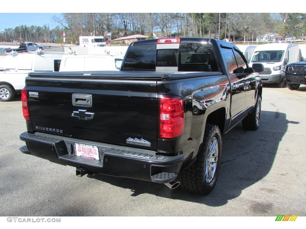 2014 Silverado 1500 High Country Crew Cab 4x4 - Black / High Country Saddle photo #7