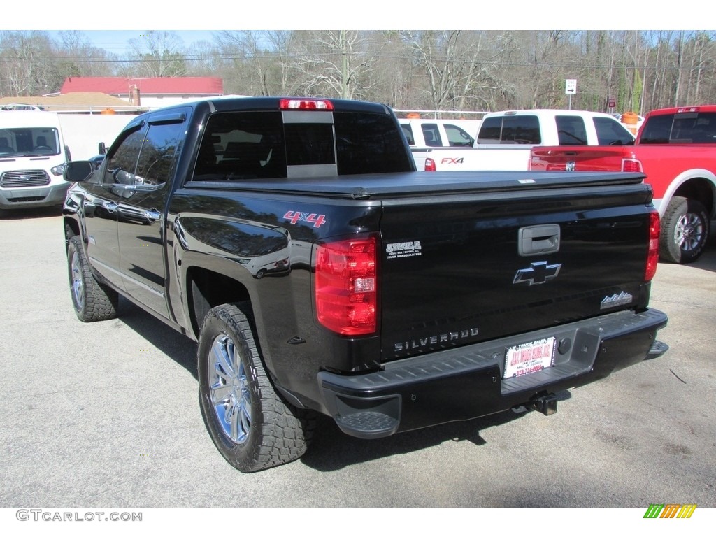 2014 Silverado 1500 High Country Crew Cab 4x4 - Black / High Country Saddle photo #9