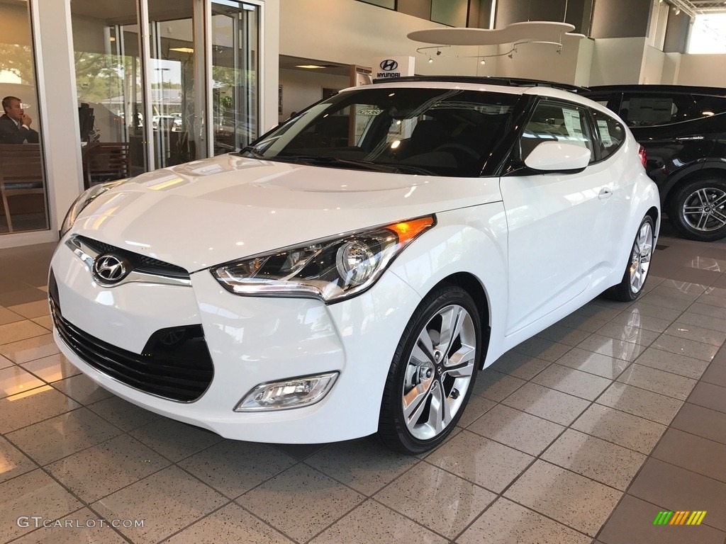 2017 Veloster Value Edition - Century White / Black photo #1