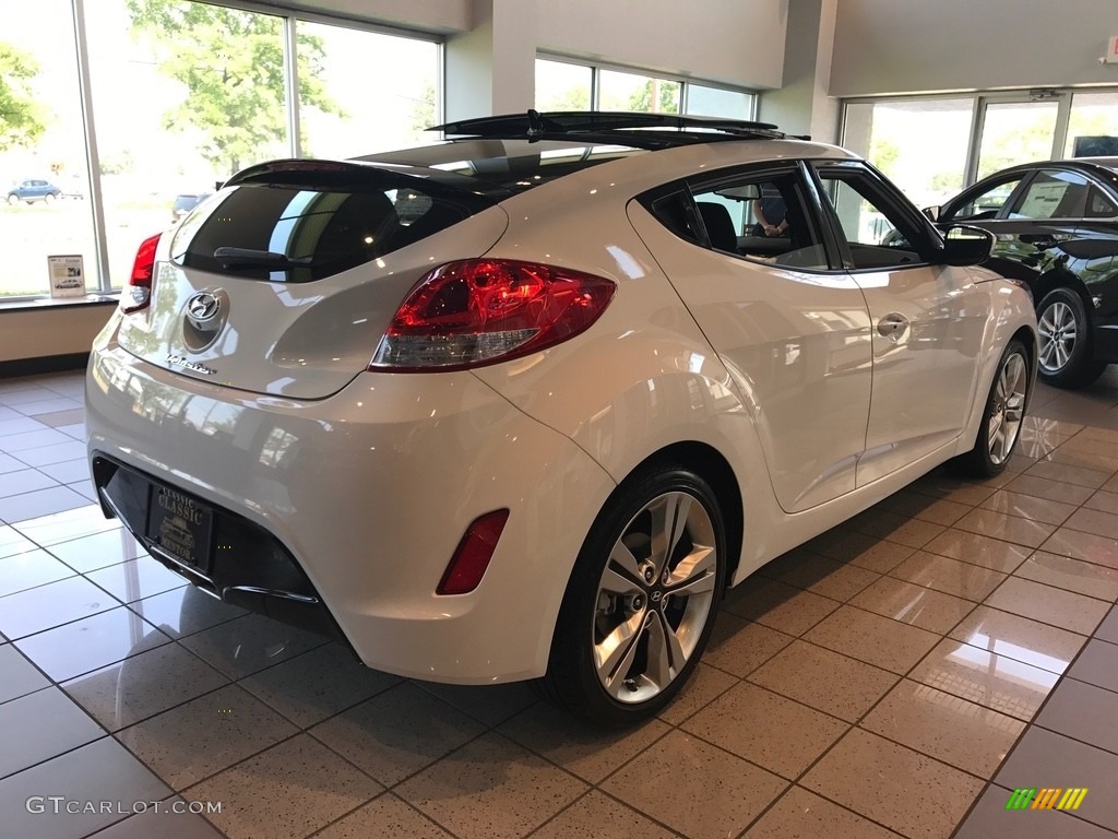 2017 Veloster Value Edition - Century White / Black photo #2