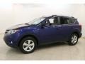 2014 Blue Crush Metallic Toyota RAV4 XLE AWD  photo #3