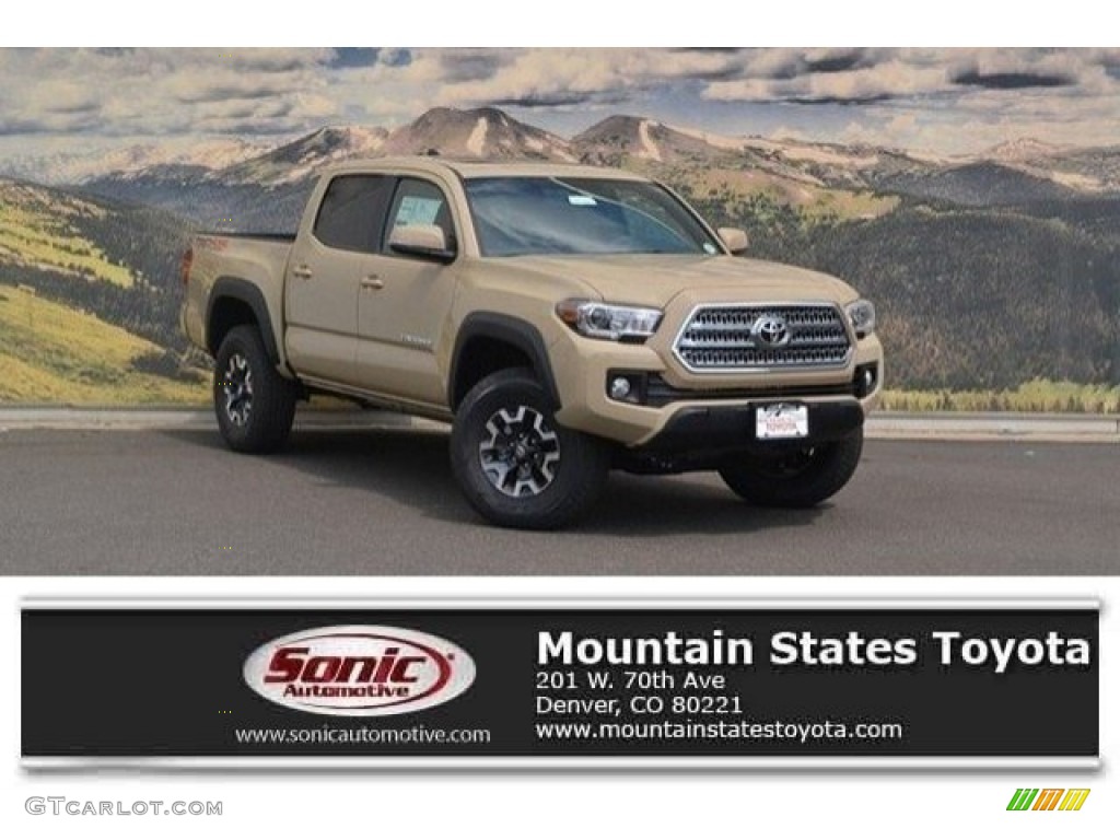 2017 Tacoma TRD Off Road Double Cab 4x4 - Quicksand / TRD Graphite photo #1