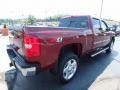 2013 Deep Ruby Metallic Chevrolet Silverado 2500HD LT Crew Cab 4x4  photo #7