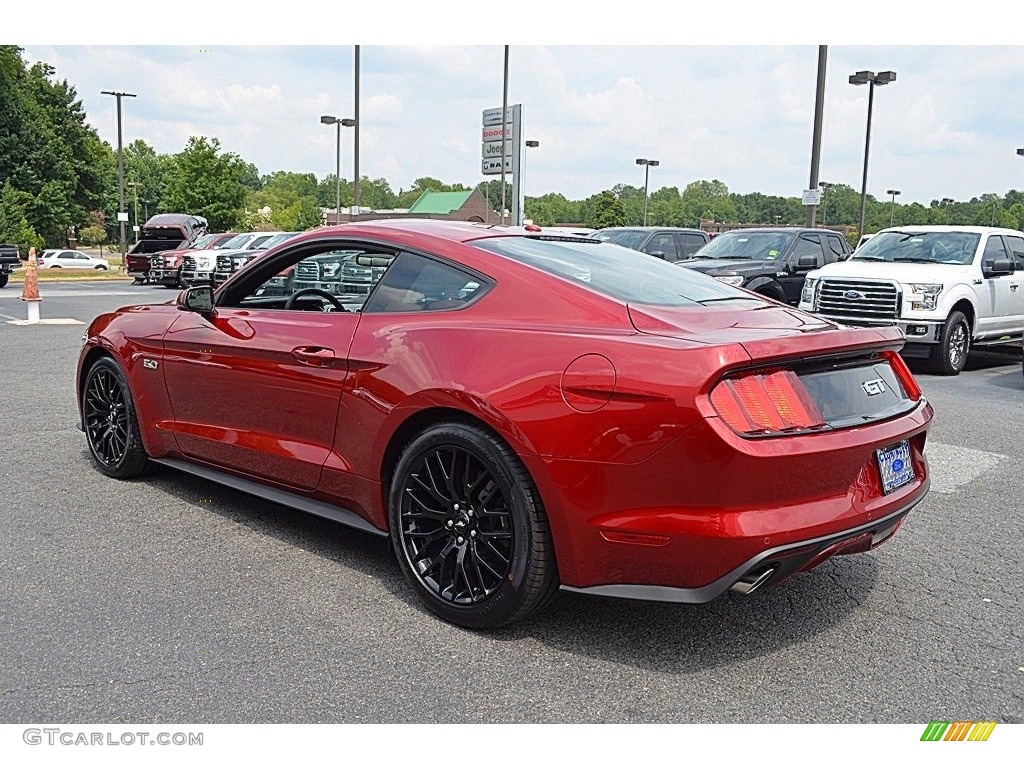 2017 Mustang GT Premium Coupe - Ruby Red / Ebony photo #19