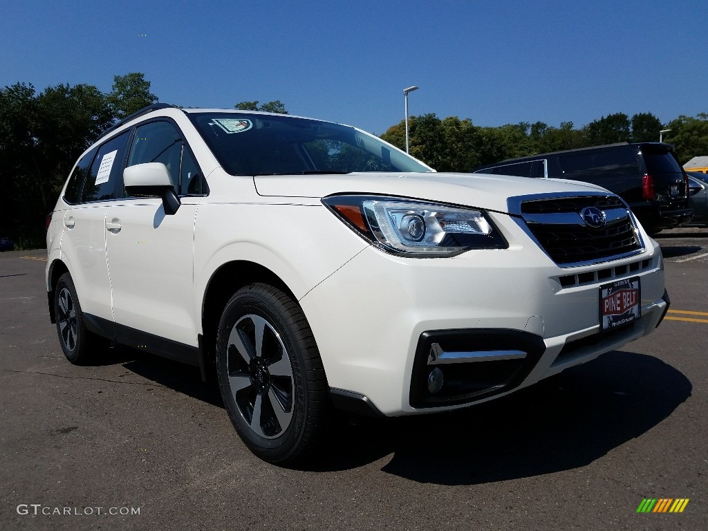 2018 Forester 2.5i Limited - Crystal White Pearl / Platinum photo #1