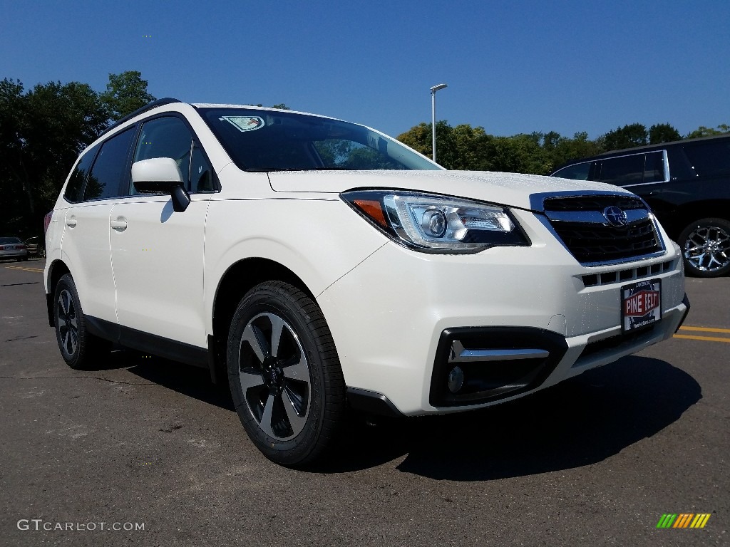 2018 Forester 2.5i Limited - Crystal White Pearl / Platinum photo #1