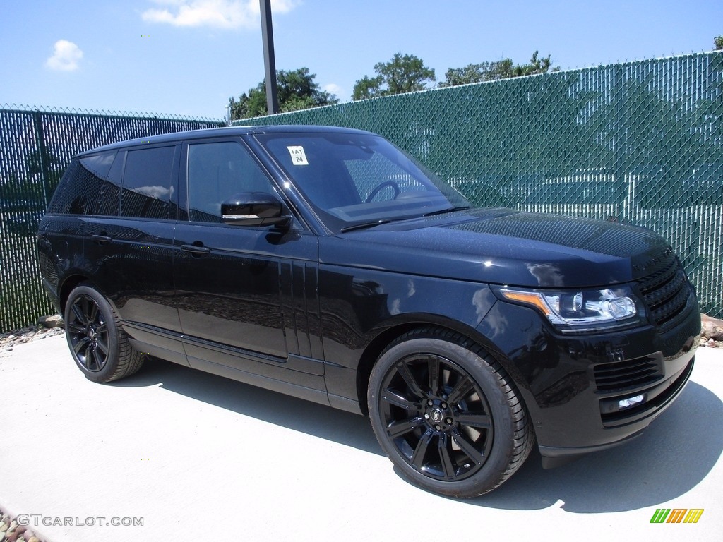 2017 Range Rover Supercharged - Narvik Black / Ebony/Ebony photo #1