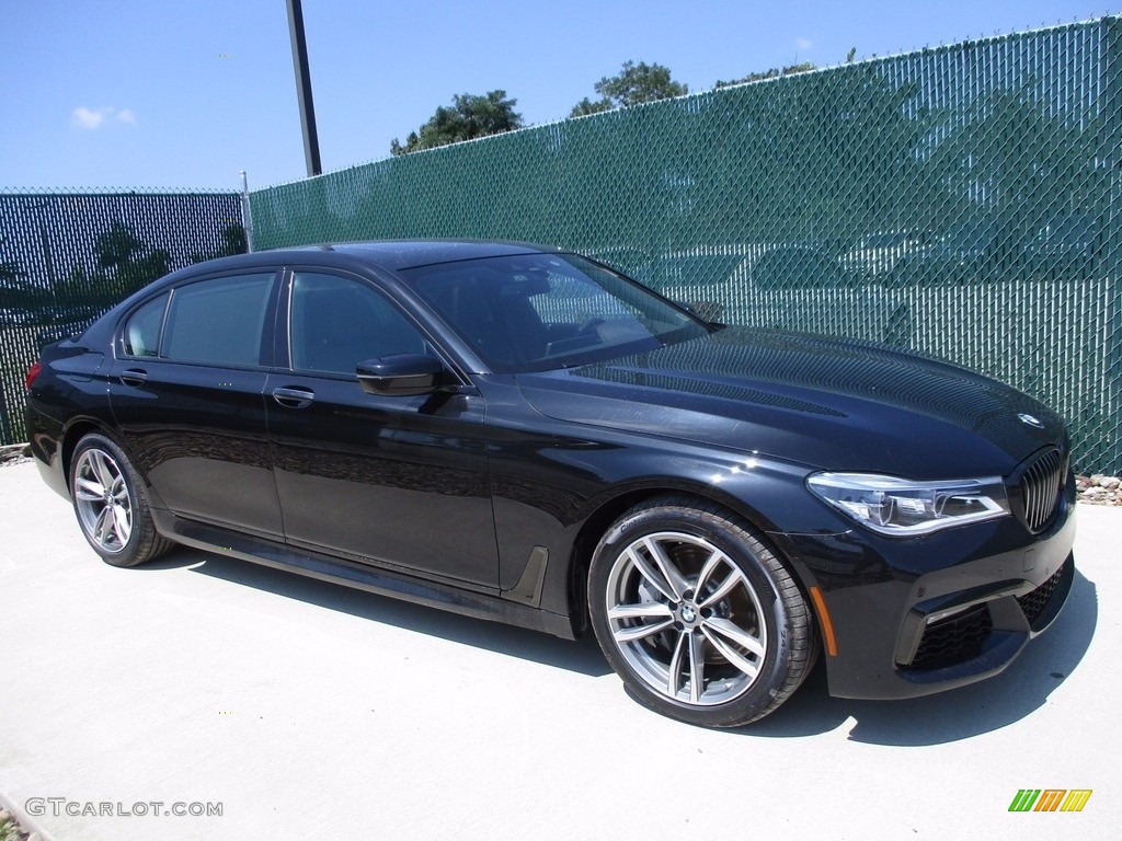 2018 7 Series 750i xDrive Sedan - Black Sapphire Metallic / Black photo #1