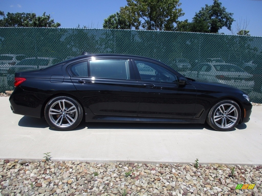 2018 7 Series 750i xDrive Sedan - Black Sapphire Metallic / Black photo #2