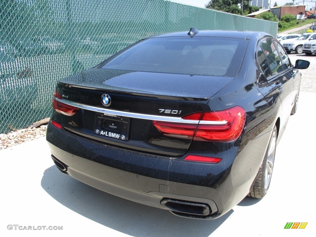 2018 7 Series 750i xDrive Sedan - Black Sapphire Metallic / Black photo #3