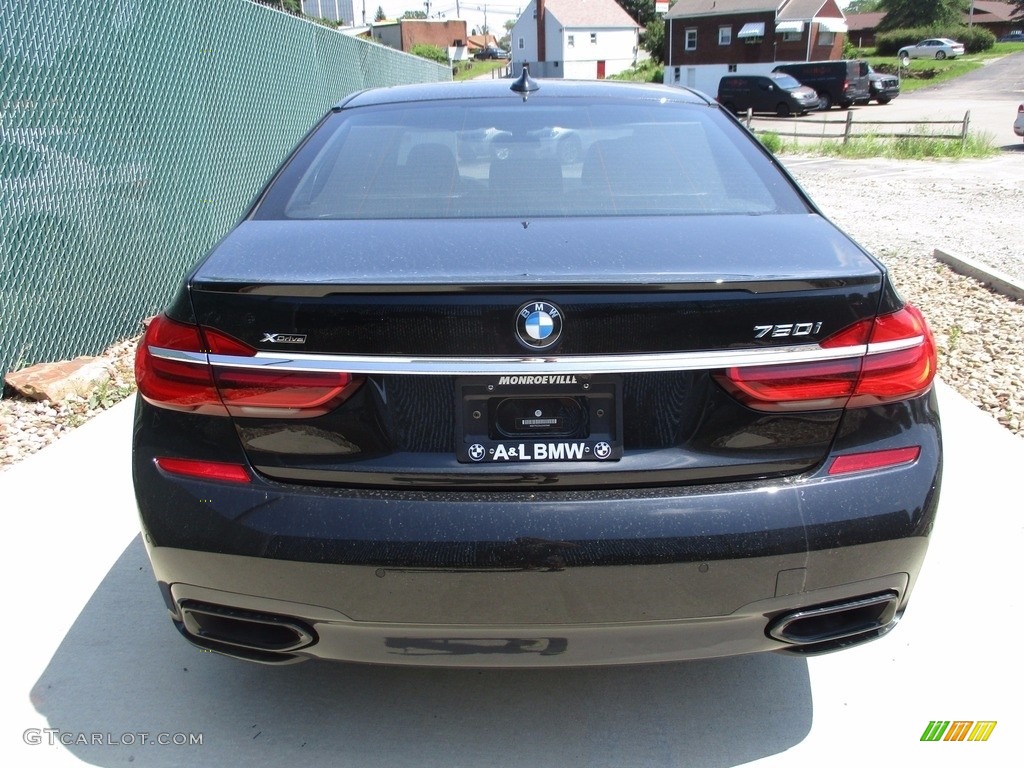 2018 7 Series 750i xDrive Sedan - Black Sapphire Metallic / Black photo #4