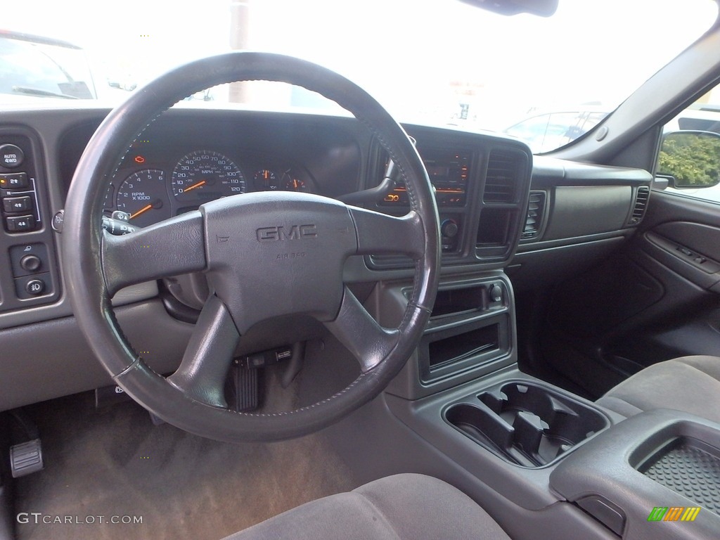 2005 Sierra 1500 SLE Crew Cab 4x4 - Deep Blue Metallic / Dark Pewter photo #10