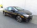 Crystal Black Pearl 2017 Honda Civic EX-T Coupe Exterior