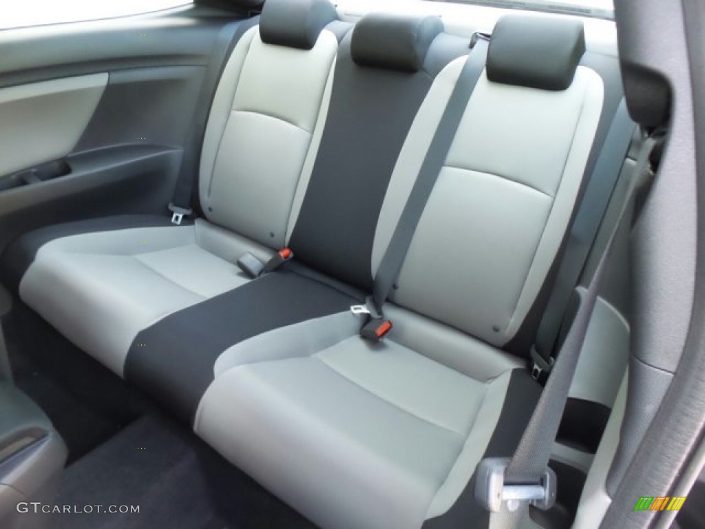Black/Gray Interior 2017 Honda Civic EX-T Coupe Photo #122001051