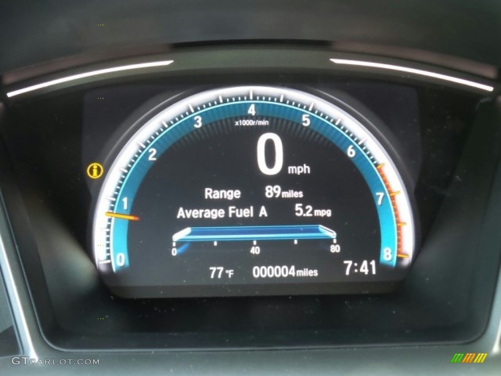 2017 Honda Civic EX-T Coupe Gauges Photo #122001138