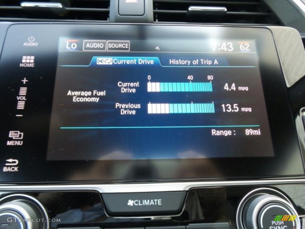 2017 Honda Civic EX-T Coupe Controls Photos