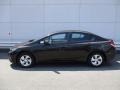 Kona Coffee Metallic - Civic LX Sedan Photo No. 2