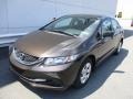 Kona Coffee Metallic - Civic LX Sedan Photo No. 8