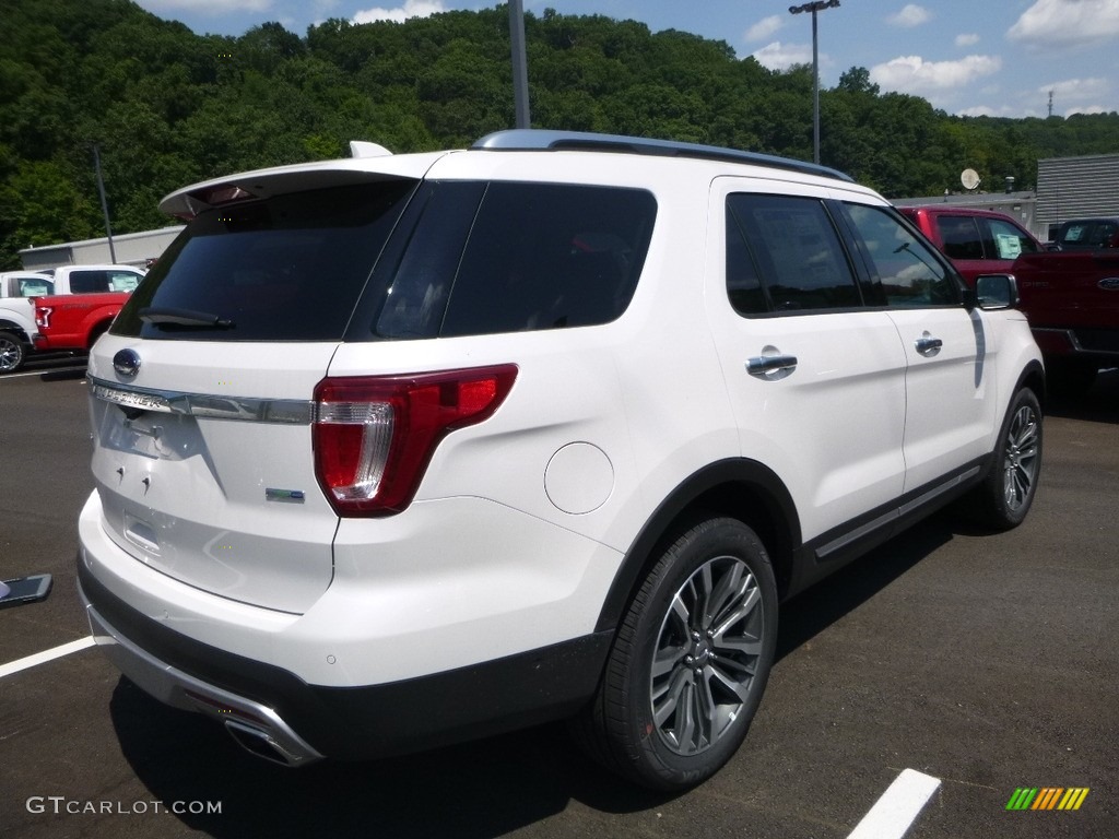 2017 Explorer Platinum 4WD - White Platinum / Medium Soft Ceramic photo #2