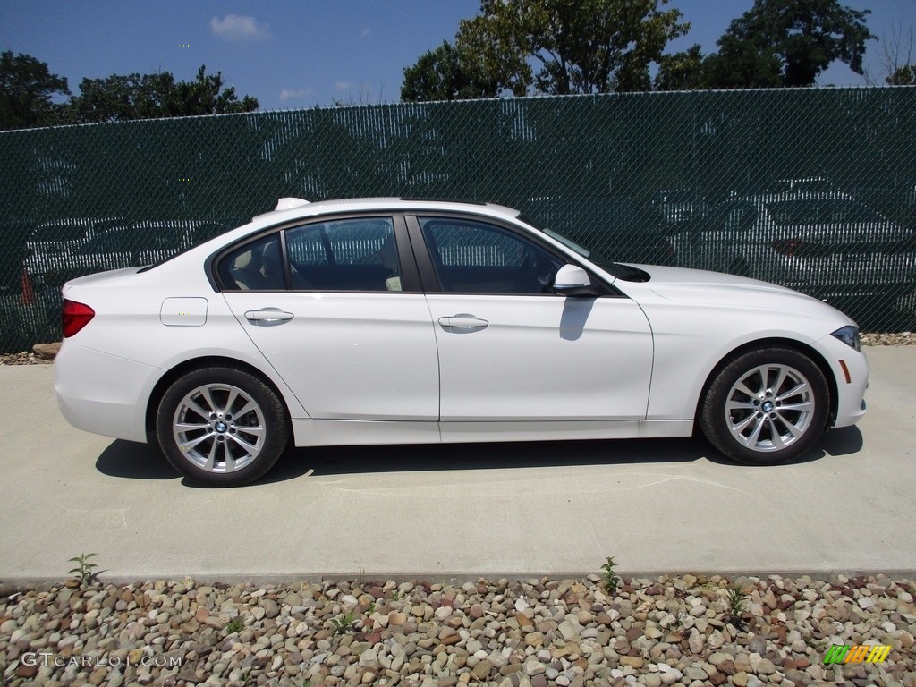 2017 3 Series 320i xDrive Sedan - Alpine White / Venetian Beige/Black photo #2