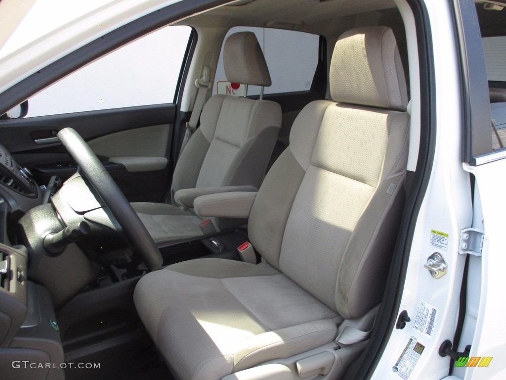 2014 CR-V EX AWD - White Diamond Pearl / Beige photo #13