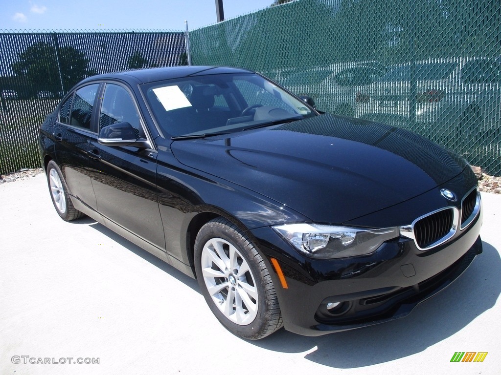 2017 3 Series 320i xDrive Sedan - Jet Black / Black photo #5