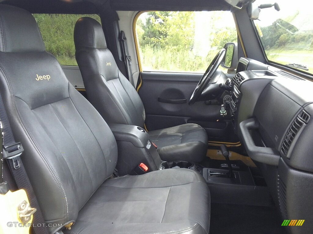 2006 Wrangler Unlimited 4x4 - Solar Yellow / Dark Slate Gray photo #13
