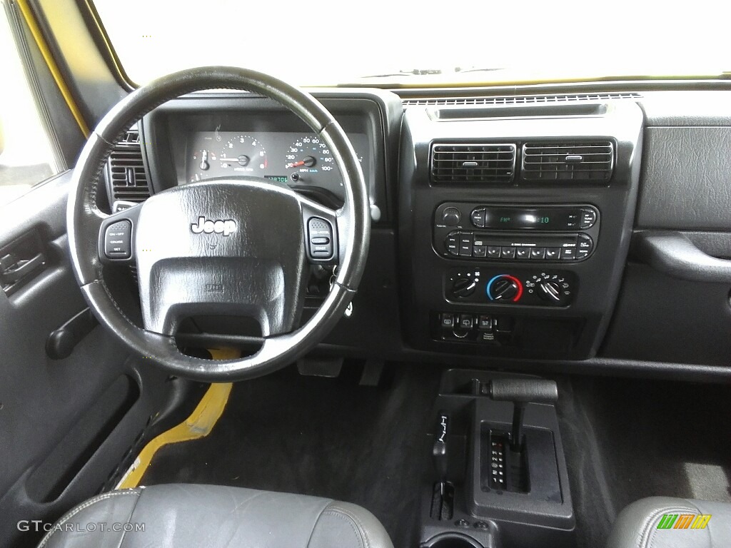2006 Wrangler Unlimited 4x4 - Solar Yellow / Dark Slate Gray photo #15