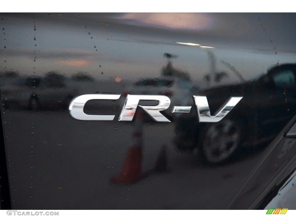 2017 CR-V LX - Crystal Black Pearl / Black photo #3