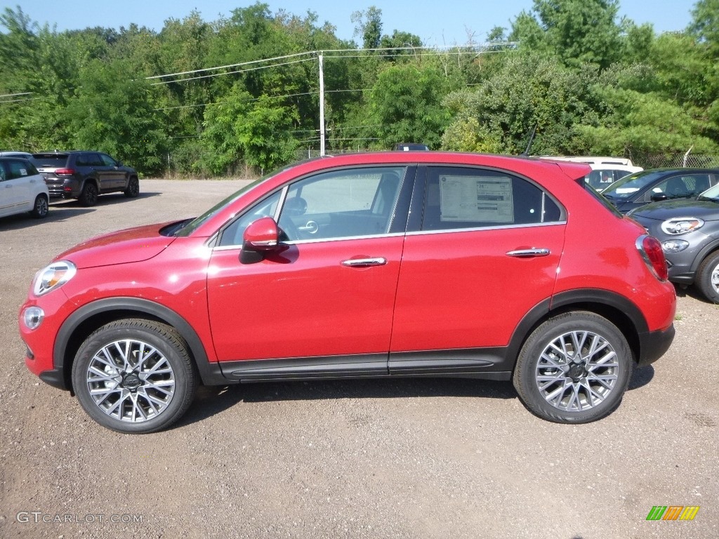 2017 500X Lounge AWD - Rosso Passione (Red) / Nero (Black) photo #2
