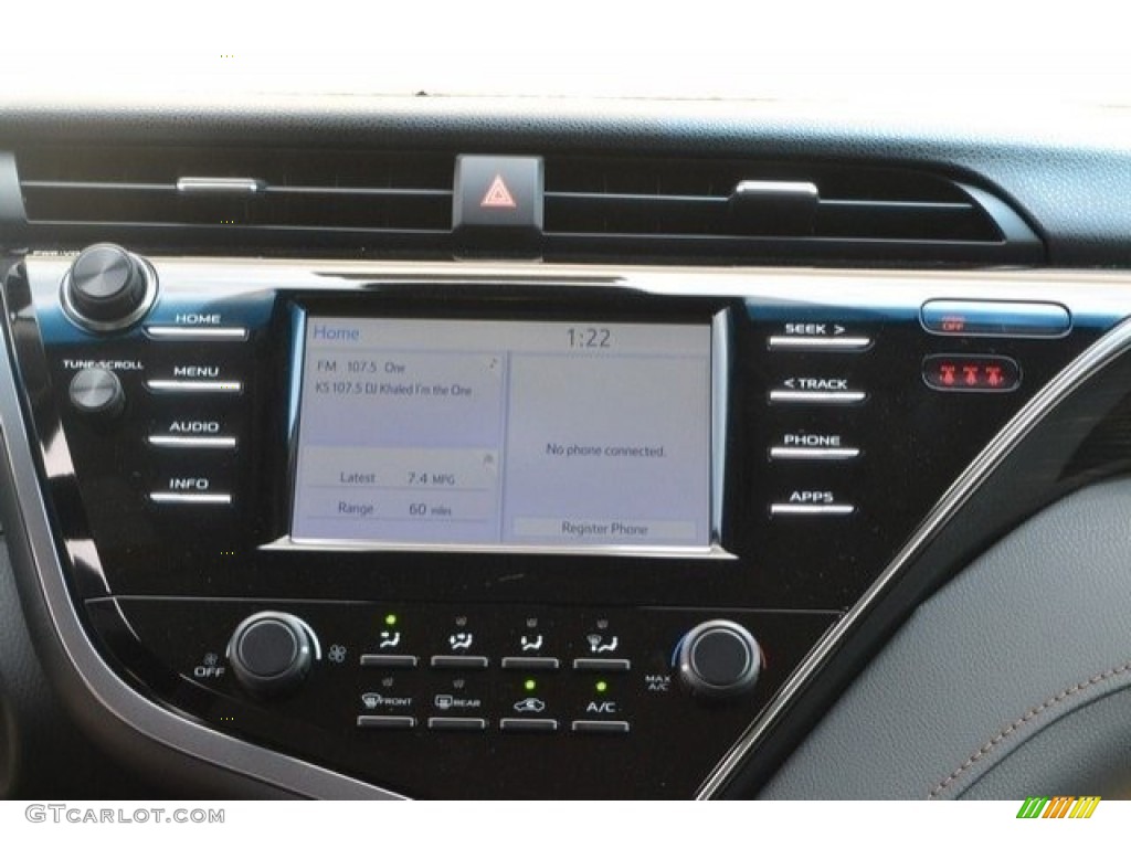 2018 Camry LE - Blue Crush Metallic / Ash photo #6