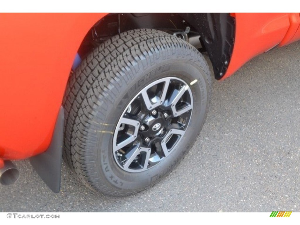 2017 Tundra SR5 Double Cab 4x4 - Inferno Orange / Graphite photo #9