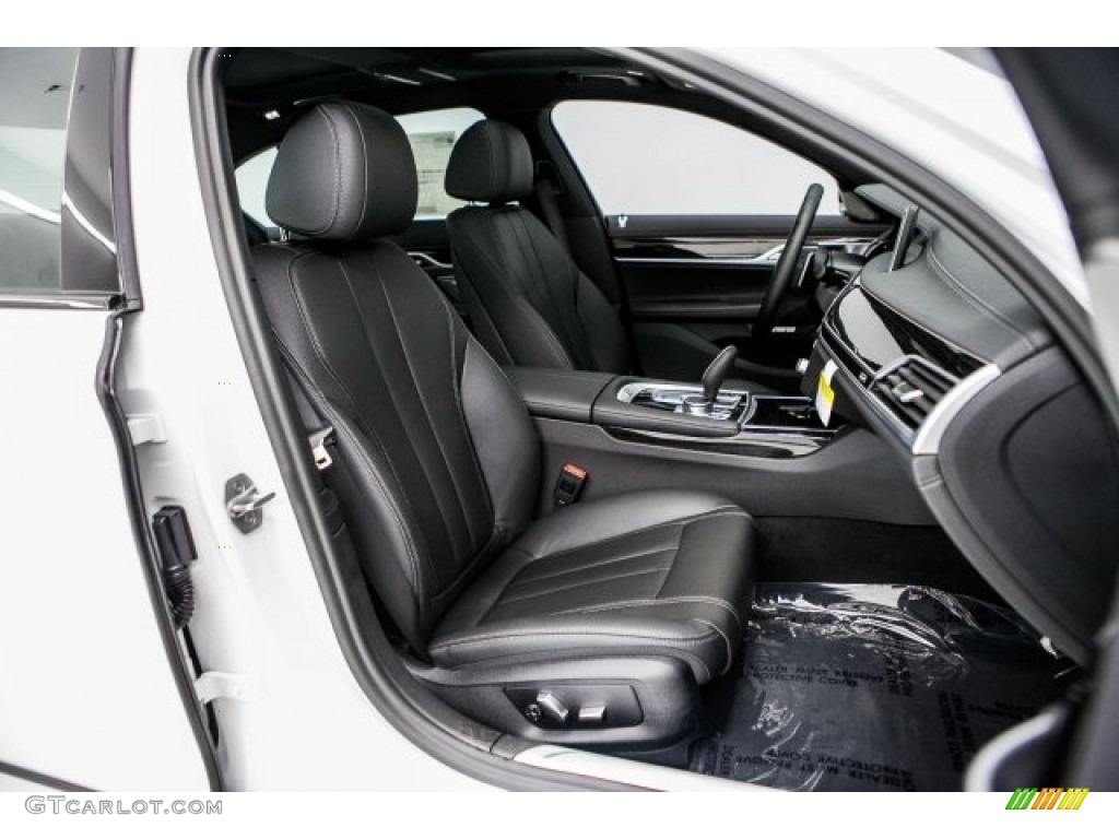 2018 7 Series 740i Sedan - Mineral White Metallic / Black photo #2