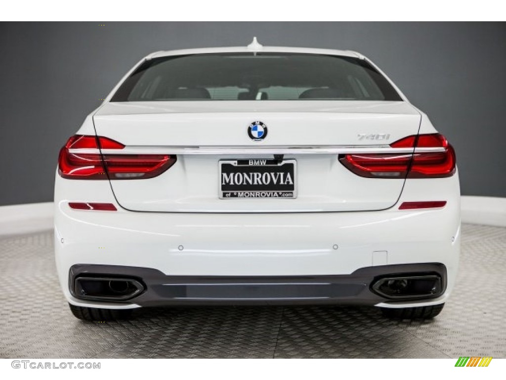 2018 7 Series 740i Sedan - Mineral White Metallic / Black photo #4