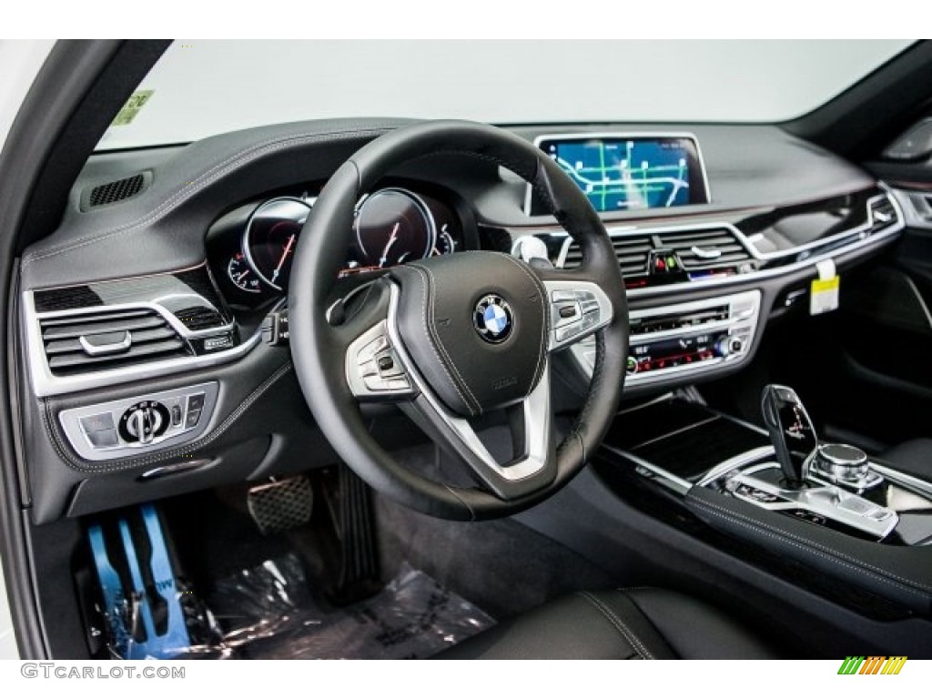 2018 7 Series 740i Sedan - Mineral White Metallic / Black photo #5