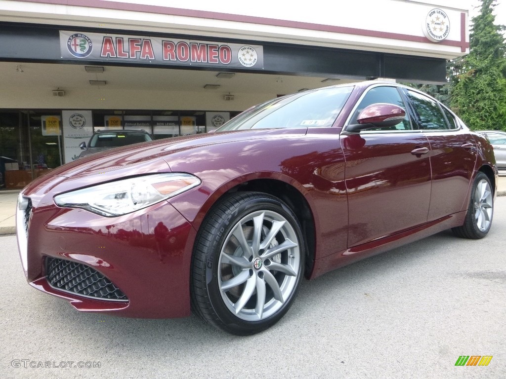 Monza Red Metallic 2017 Alfa Romeo Giulia AWD Exterior Photo #122018439