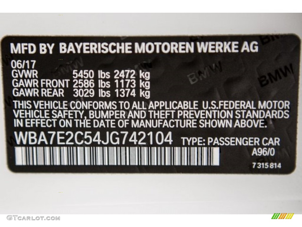2018 7 Series 740i Sedan - Mineral White Metallic / Black photo #11