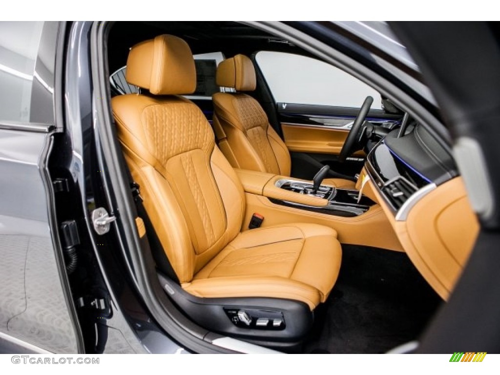 Cognac Interior 2018 BMW 7 Series M760i xDrive Sedan Photo #122018511