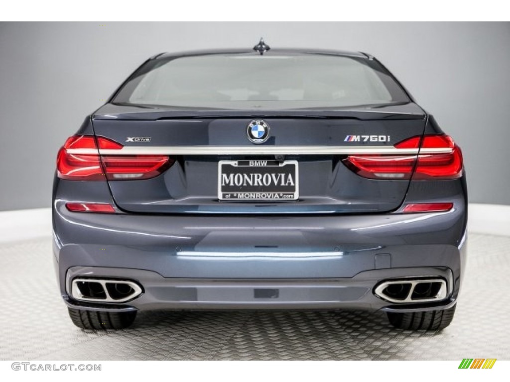 2018 7 Series M760i xDrive Sedan - Singapore Gray Metallic / Cognac photo #4