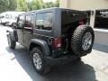 2010 Black Jeep Wrangler Unlimited Rubicon 4x4  photo #3