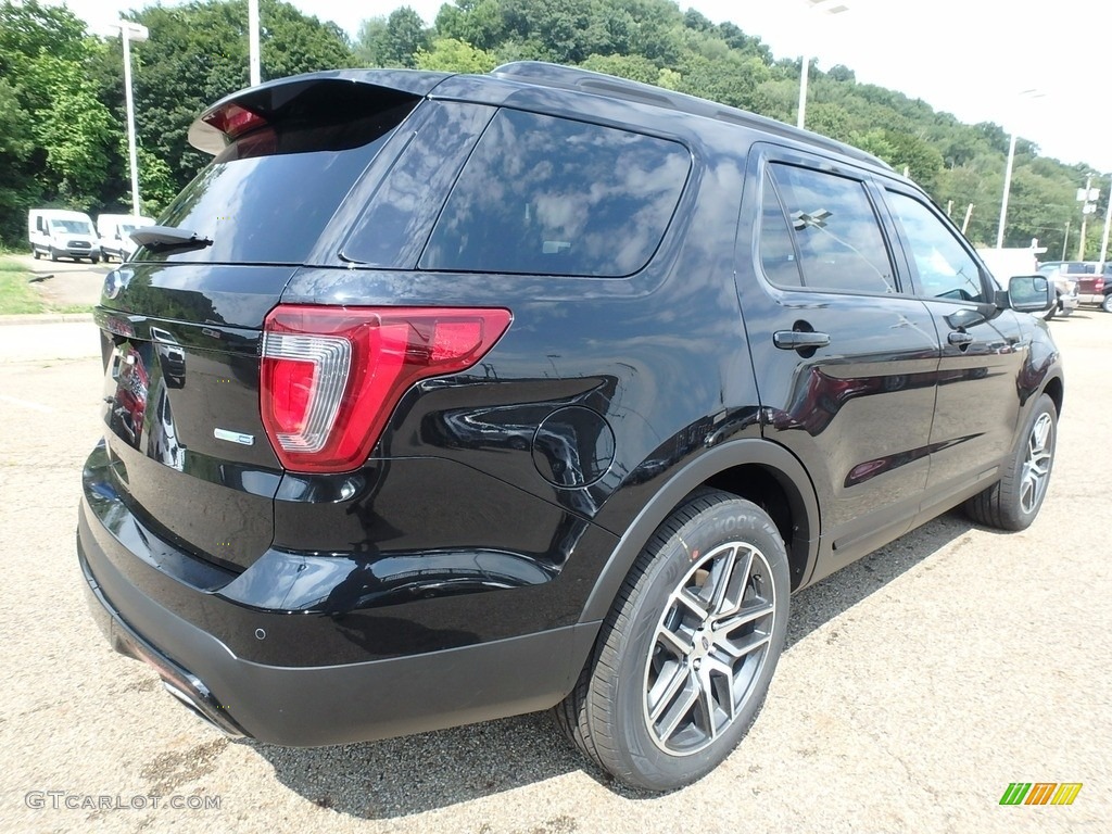 2017 Explorer Sport 4WD - Shadow Black / Ebony Black photo #2