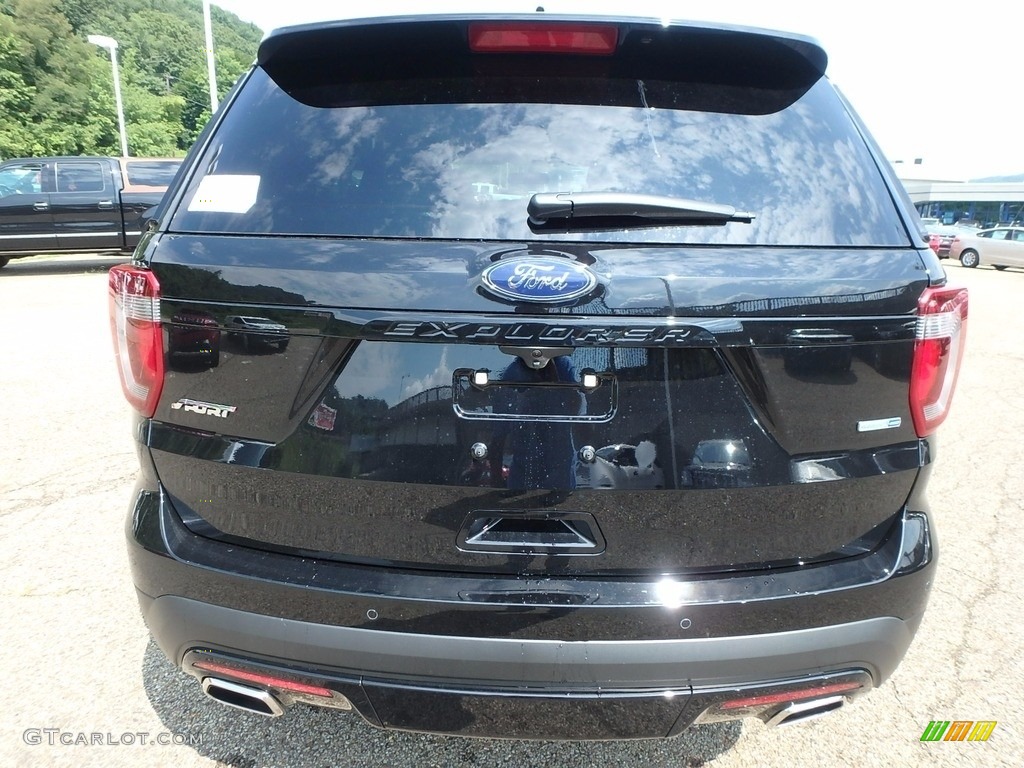 2017 Explorer Sport 4WD - Shadow Black / Ebony Black photo #3