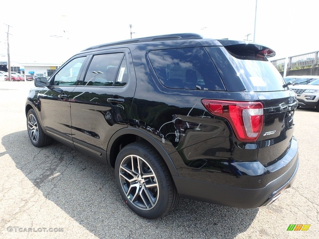 2017 Explorer Sport 4WD - Shadow Black / Ebony Black photo #4