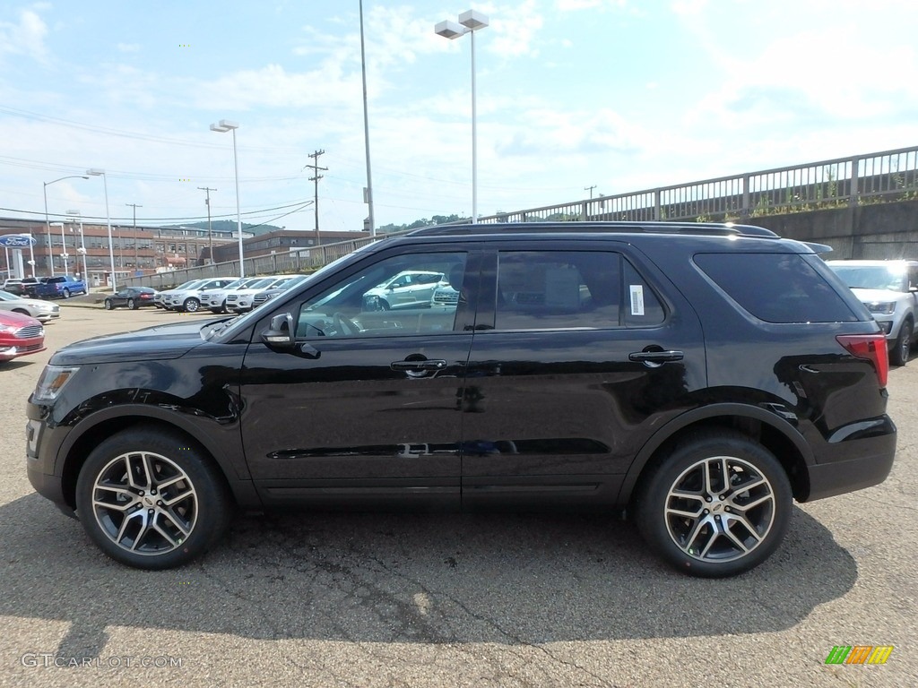 2017 Explorer Sport 4WD - Shadow Black / Ebony Black photo #5