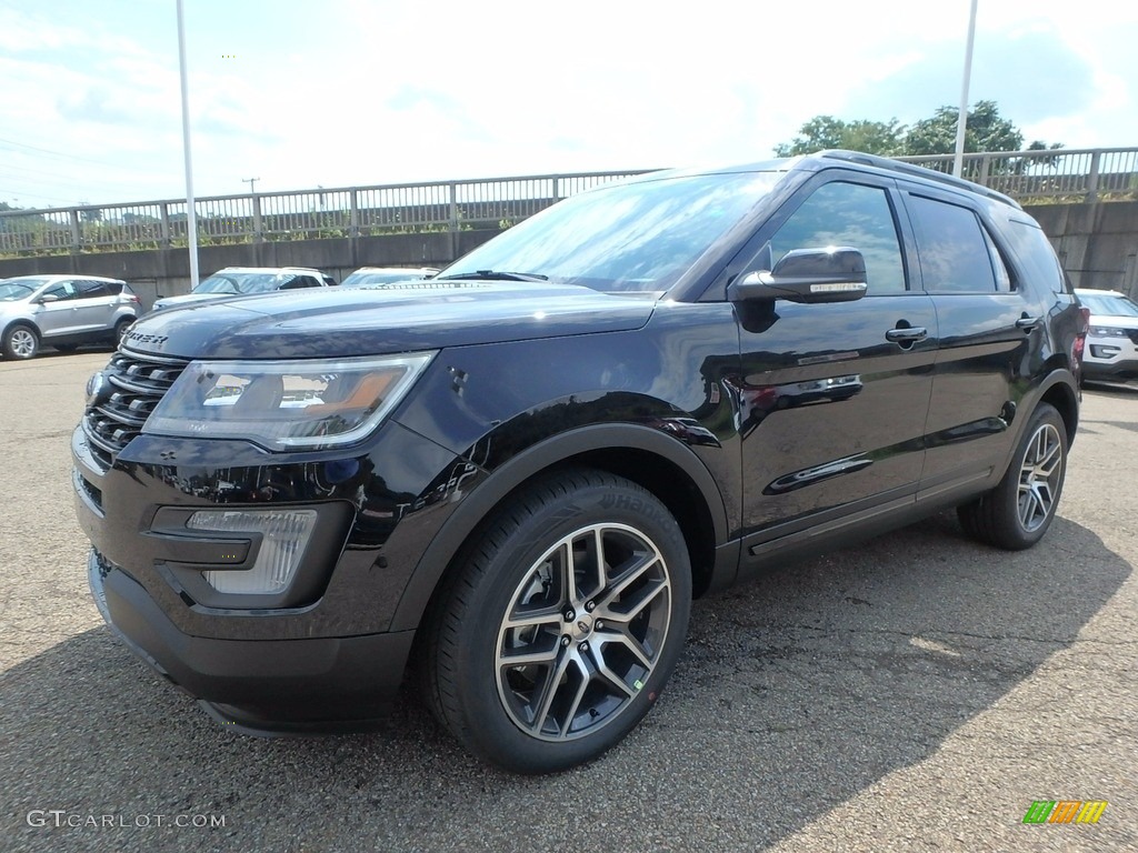 2017 Explorer Sport 4WD - Shadow Black / Ebony Black photo #6