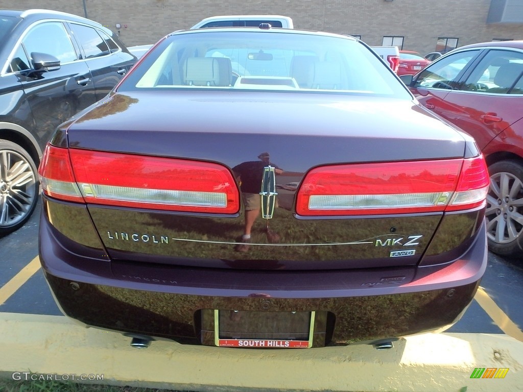 2012 MKZ AWD - Bordeaux Reserve Metallic / Light Camel photo #3